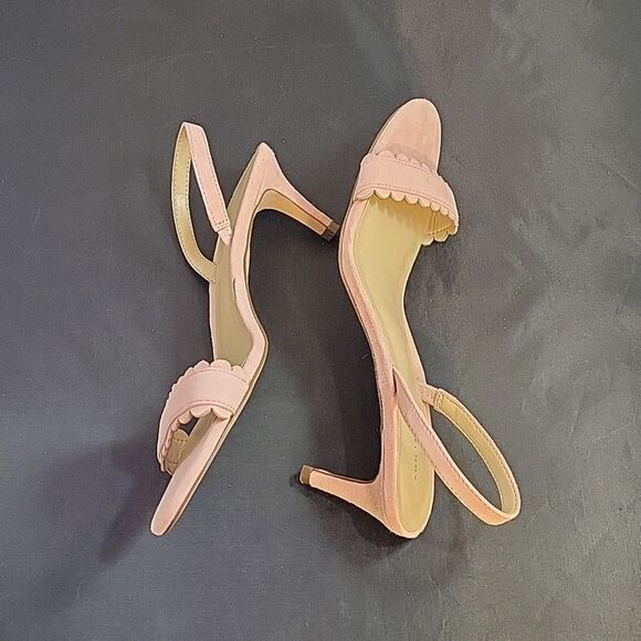 ANN TAYLOR ONE BAND BACK ANKLE STRAP OPEN TOE LOW HEEL SANDAL - Picture 5 of 12